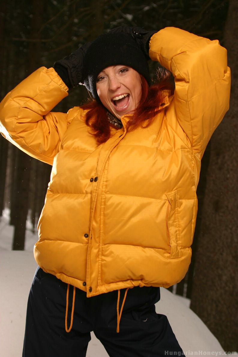 Ashley Robbins Big Boobs In The Snow
